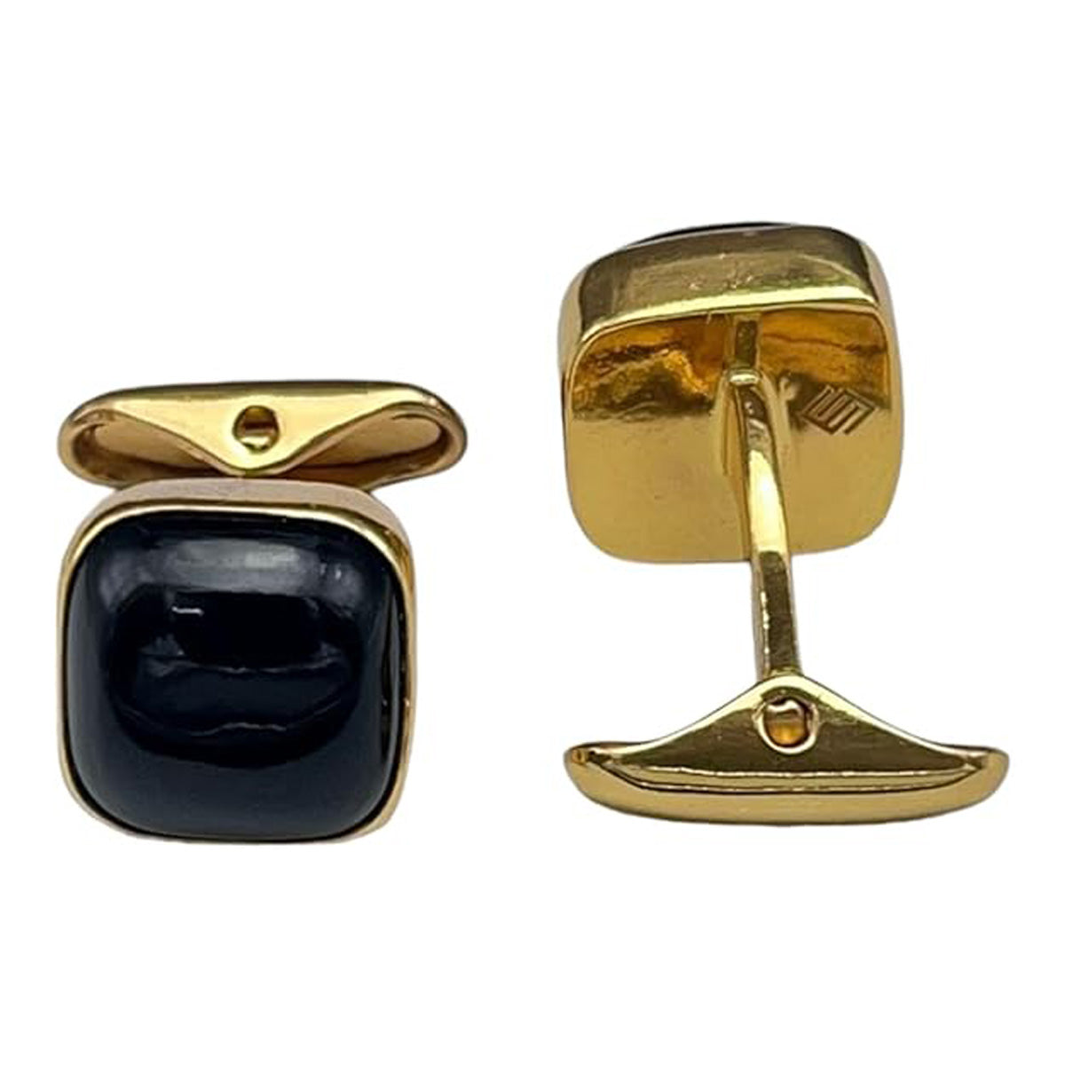 Black Stone Cufflinks