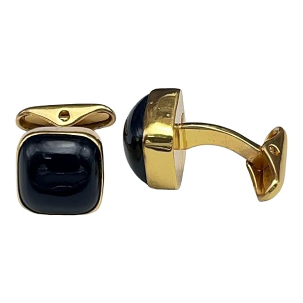 Black Stone Cufflinks