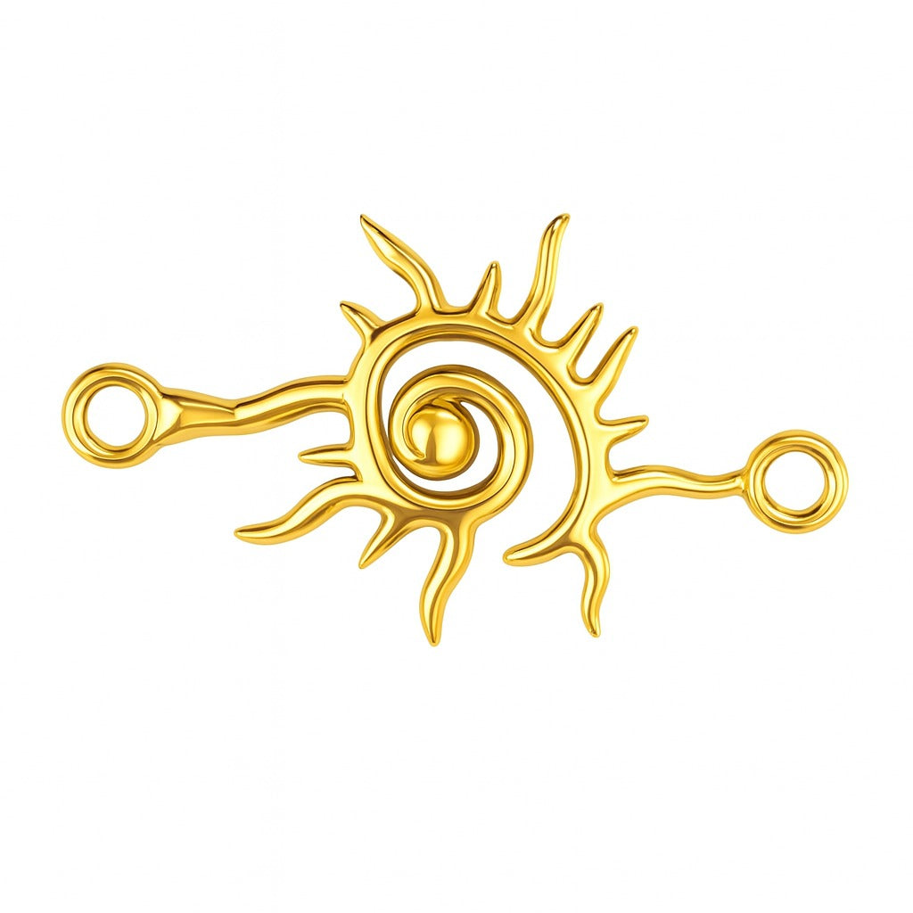 Silver Sun Rakhi For Brother