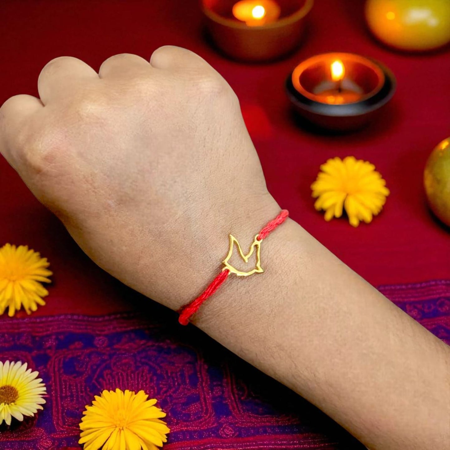 Silver Horse Rakhi For Brother