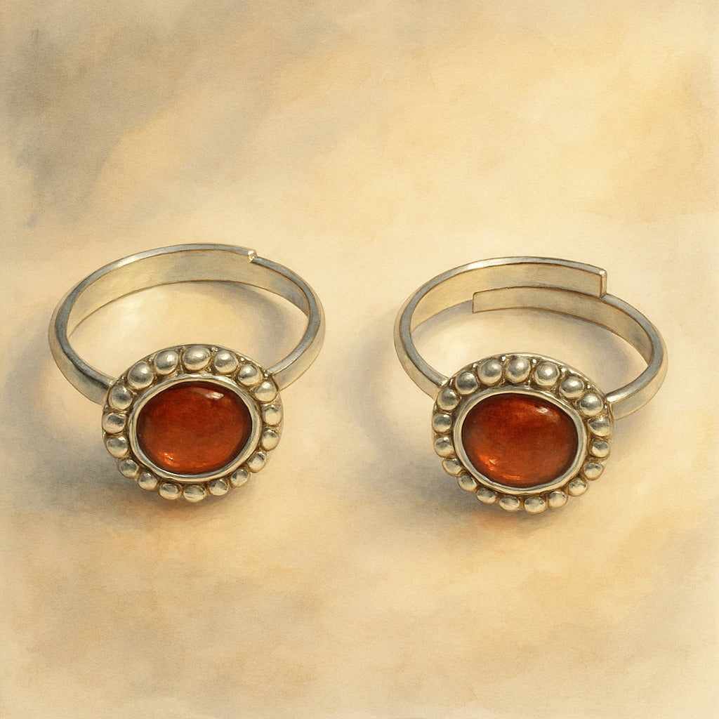 Vintage Round Shape Toe Ring