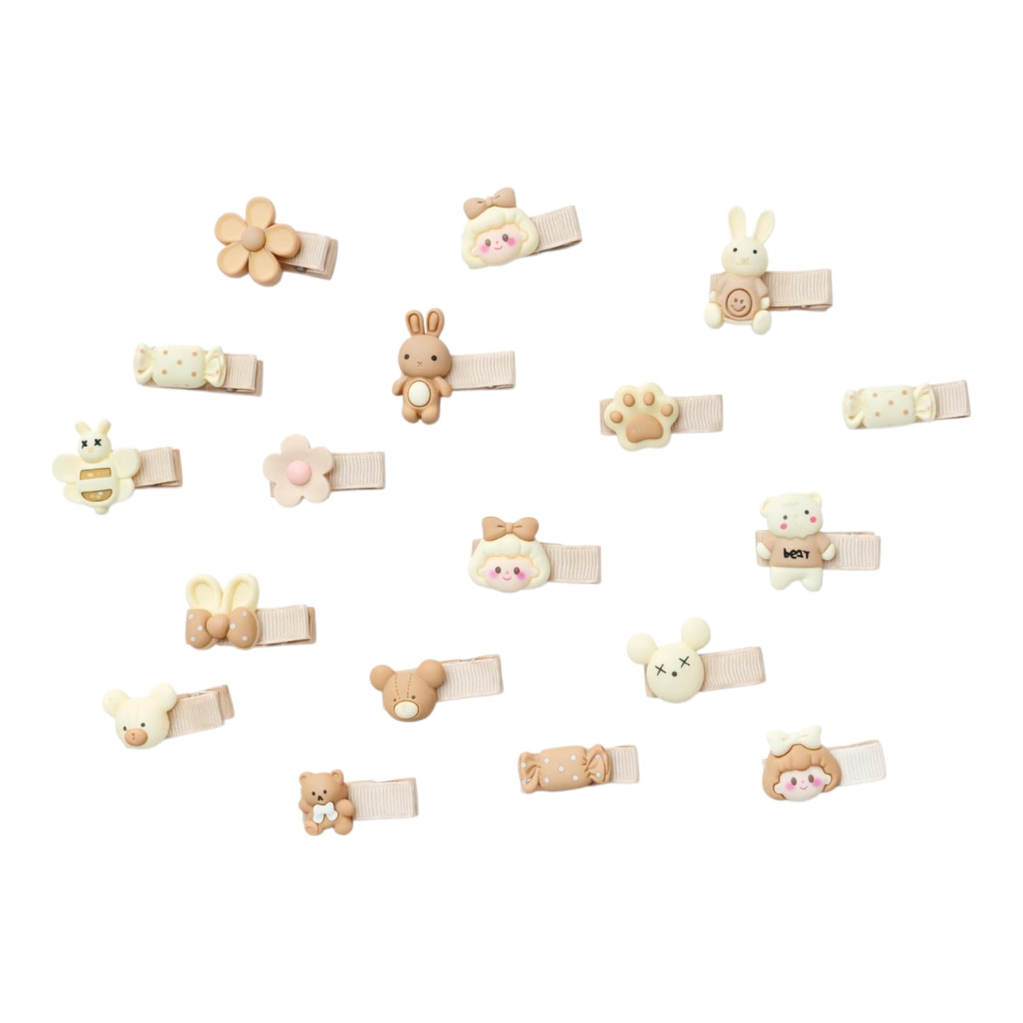 Cute Baby Hair Clips 5 Pc Set for Girls