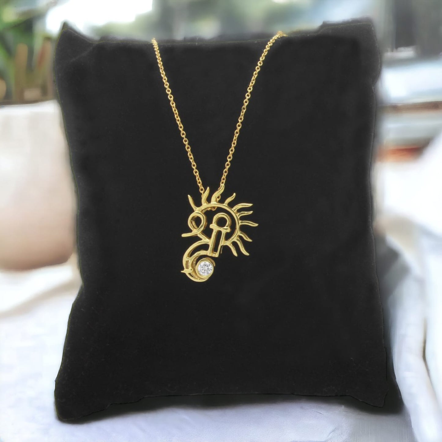 Shree Sun Ganesha Pendant with Chain
