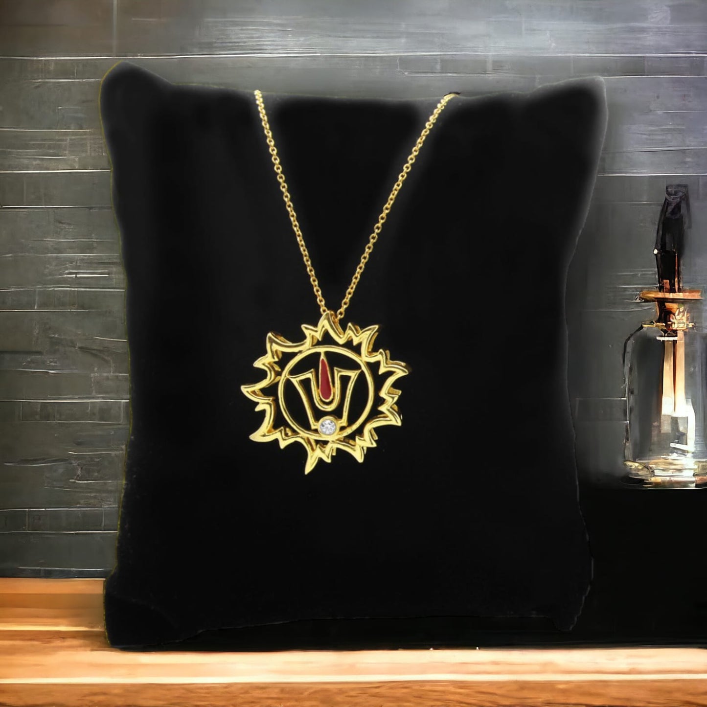 Tirupati Sudarshan Chakra Pendant with Chain