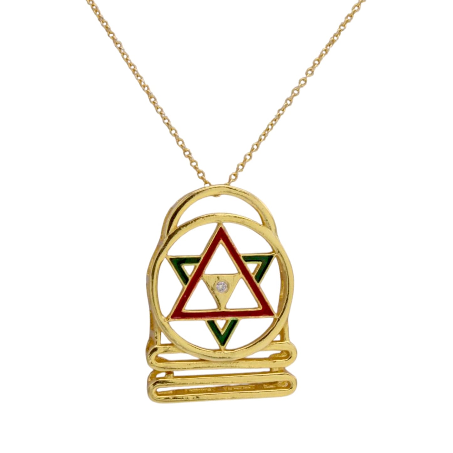 Shivaling Yantra Pendant with Chain