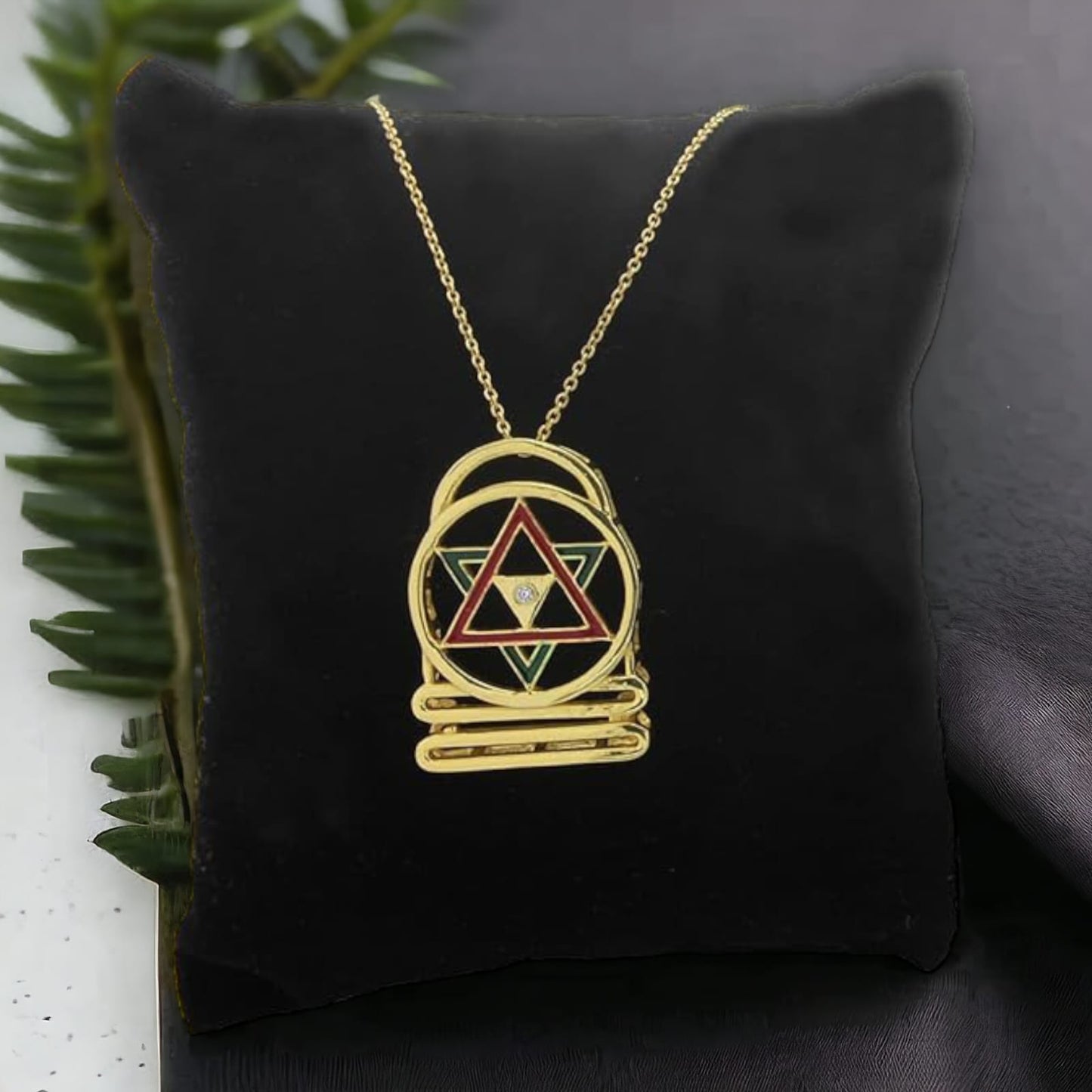 Shivaling Yantra Pendant with Chain