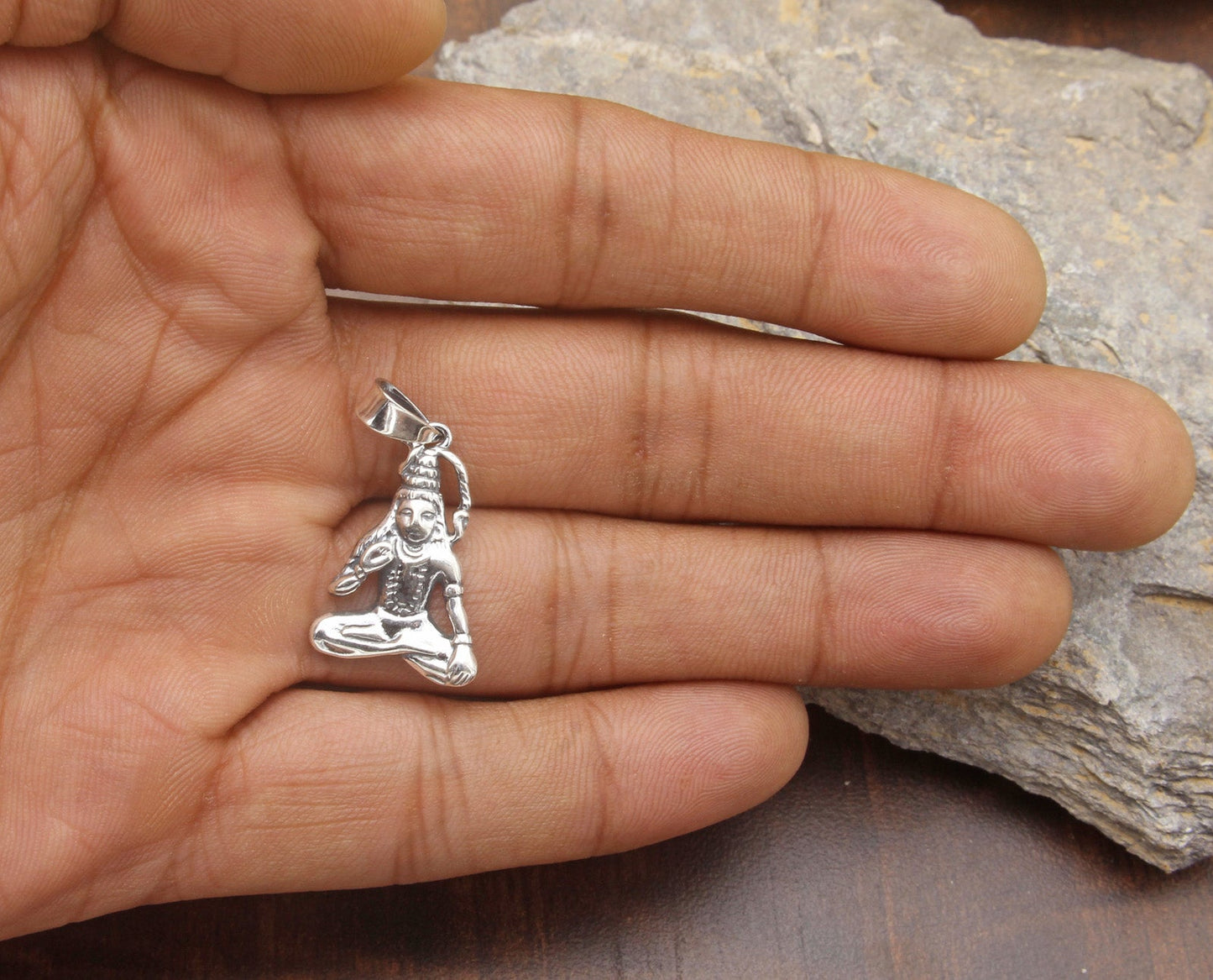 925 Sterling Silver Shiv Baby Pendant For Kids