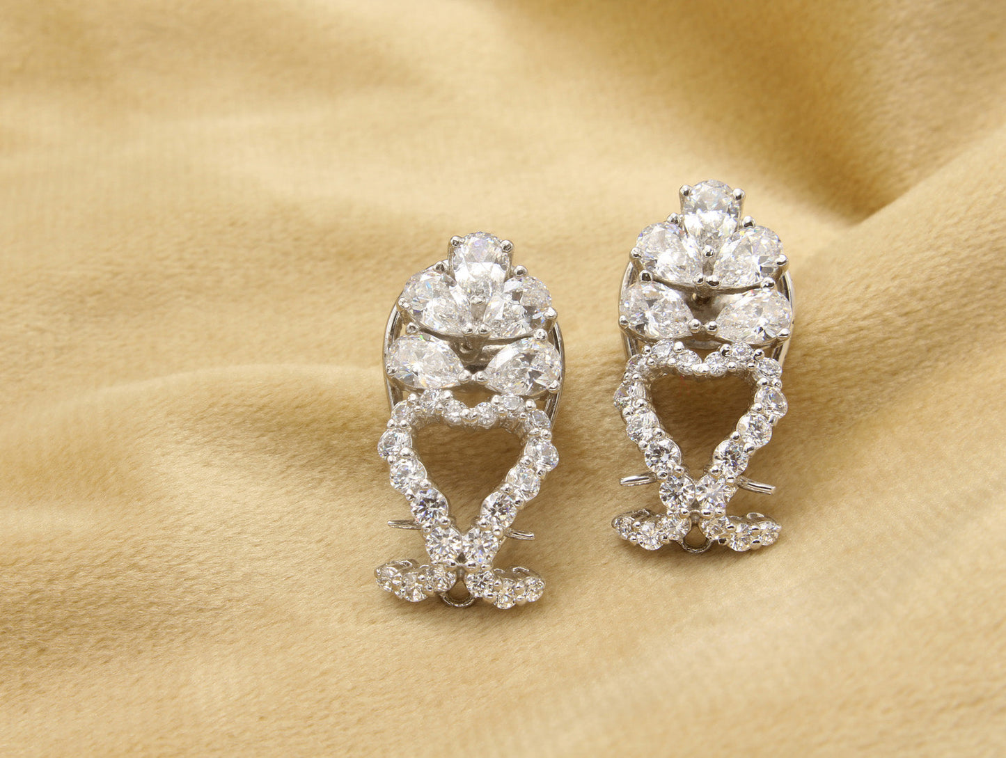 925 Sterling Silver Crown Shape Earring For Girls And Women