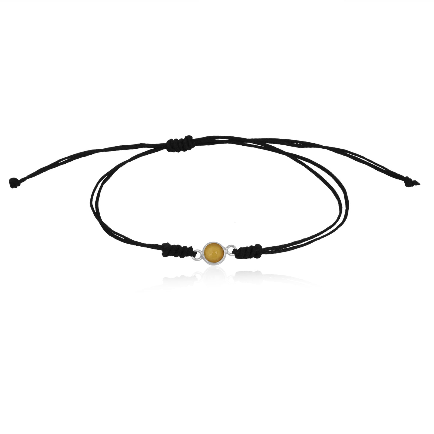 925 Sterling Citrine Birth Stone Bracelet