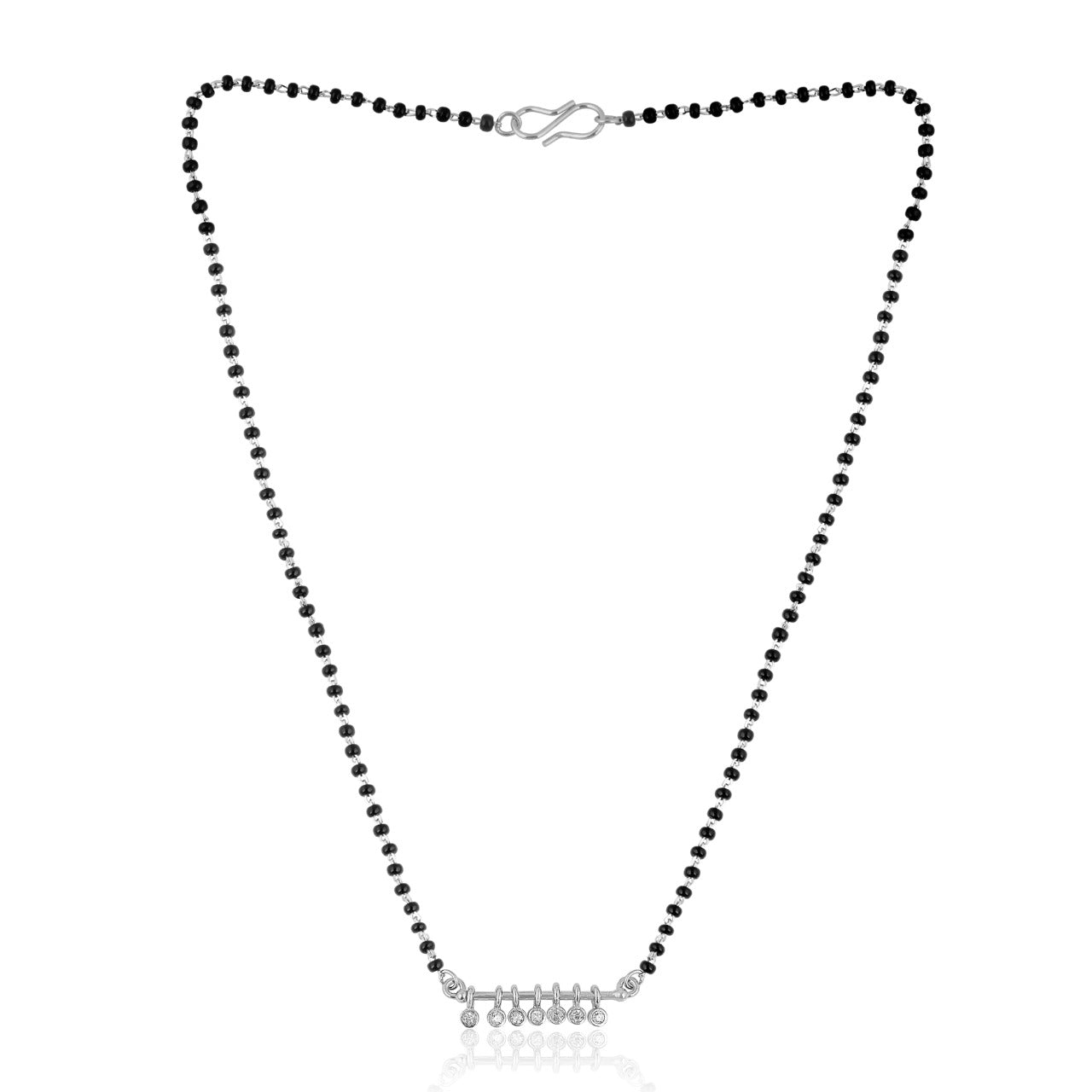 925 Sterling Silver 7 Promises Stones Mangalsutra For Women