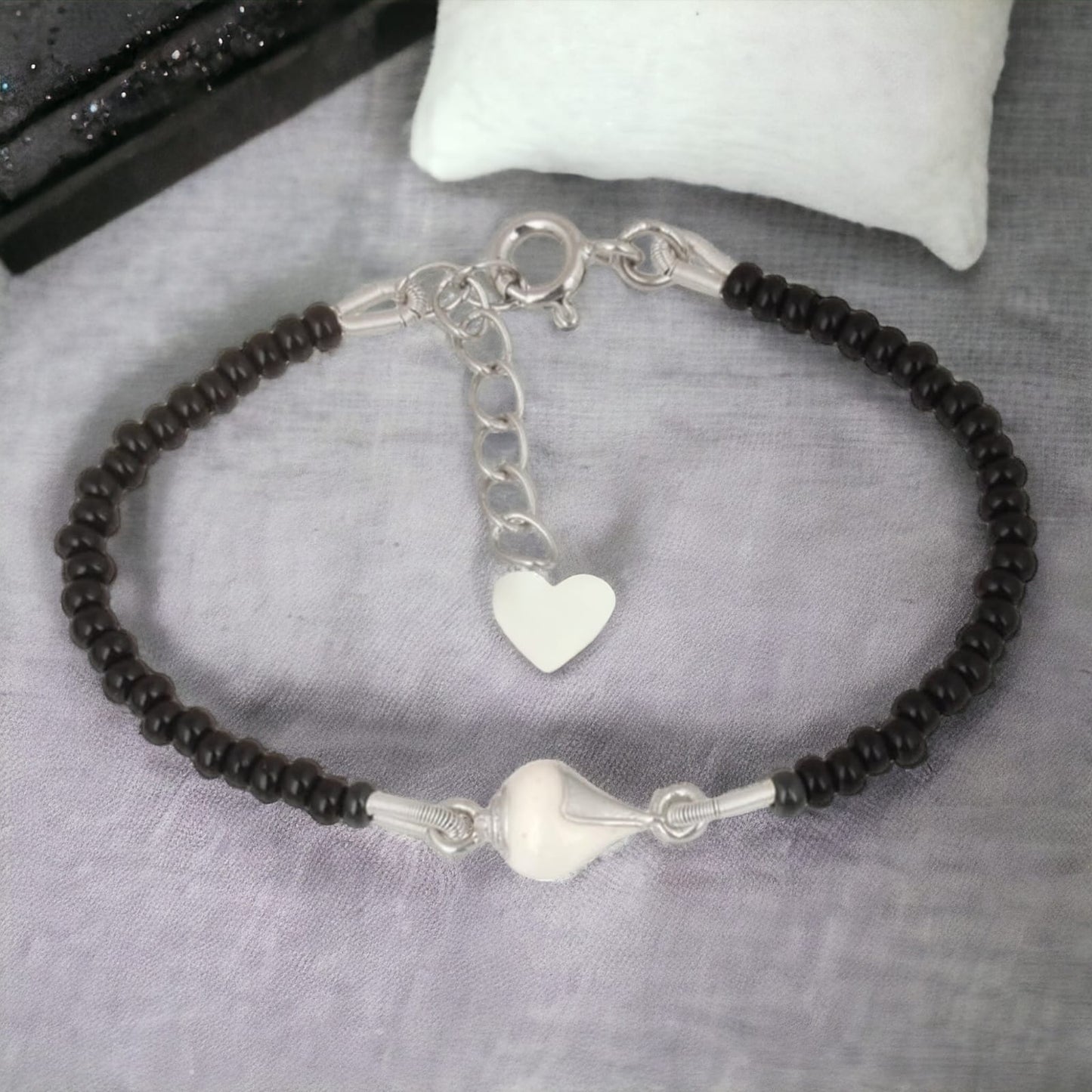 925 Sterling Silver Shank Nazariya For Kids