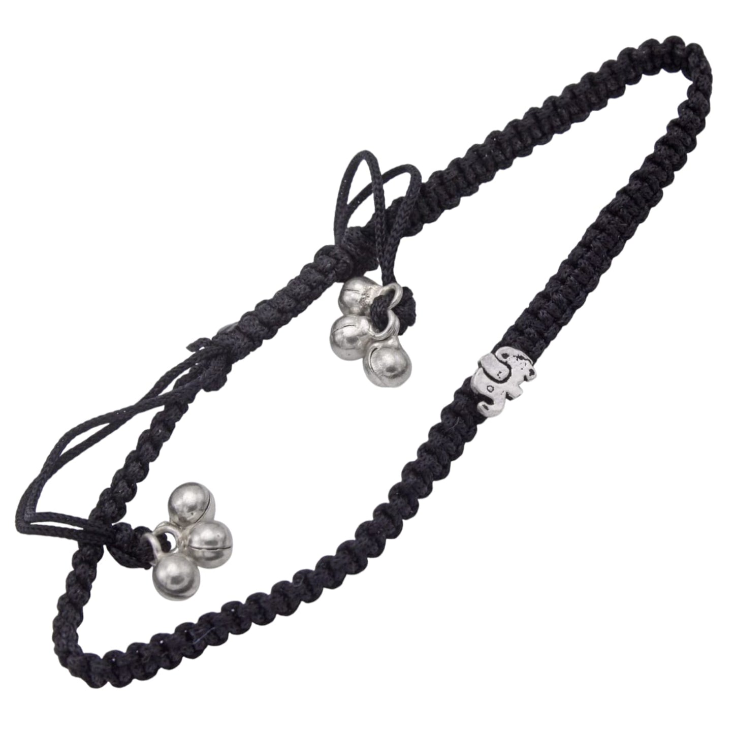 Silver Elephant Design Anklet (Single)