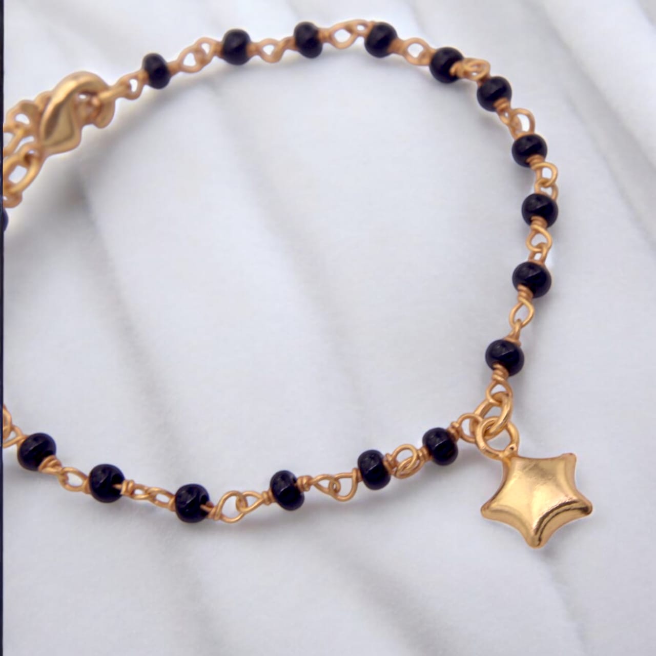Silver Gold Plated Star Bracelet