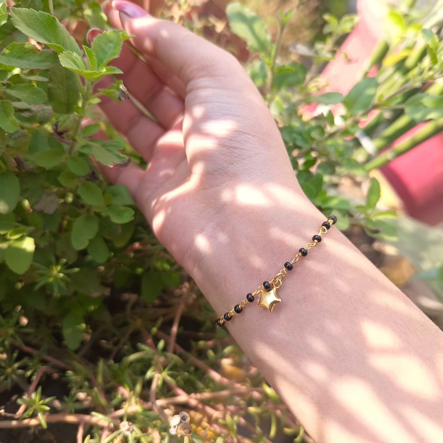 Silver Gold Plated Star Bracelet