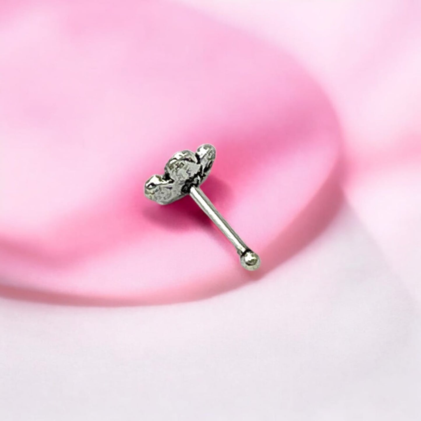 5 Leaf Flower Nose Pin With Wire