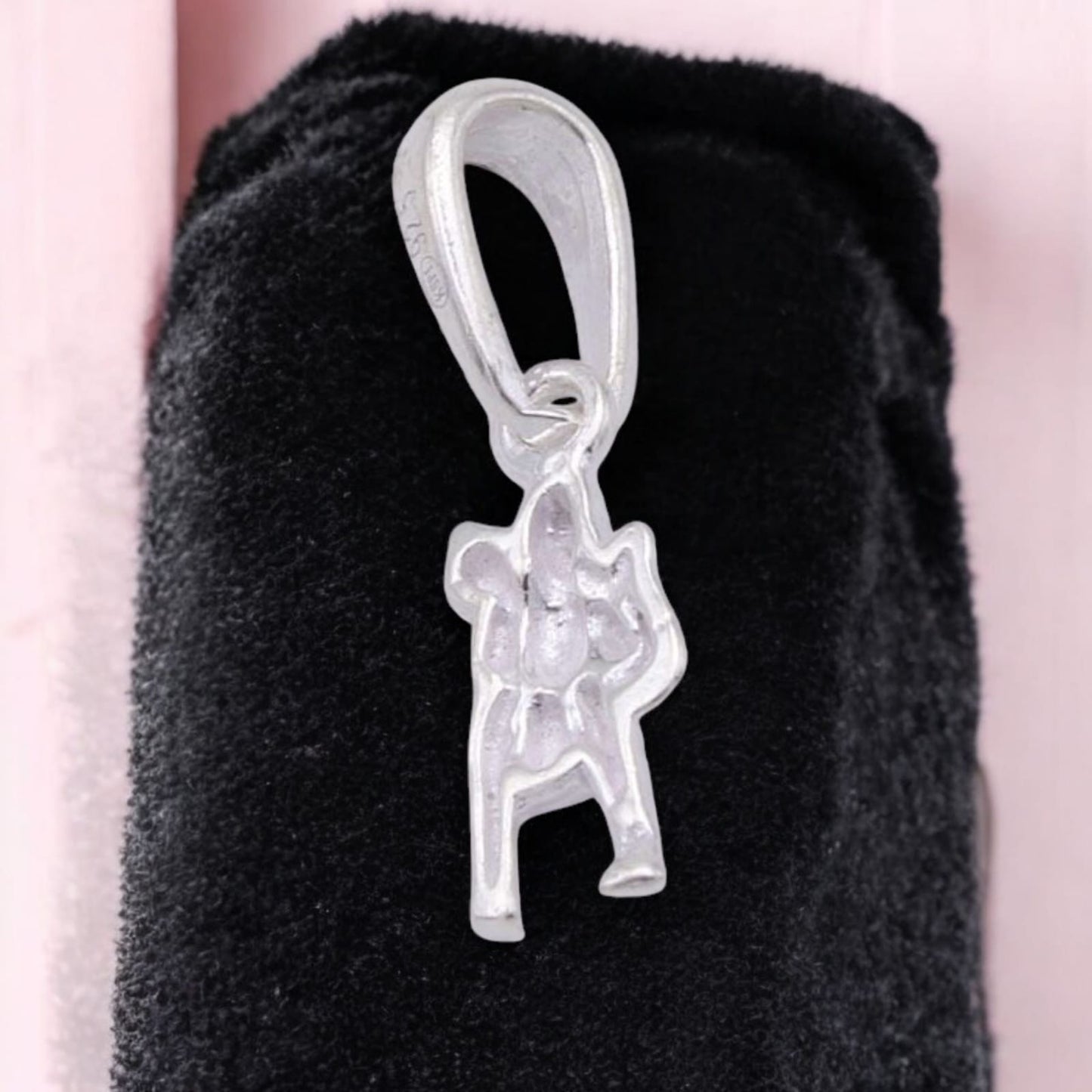 Silver Hanuman Ji Pendant With Red Thread