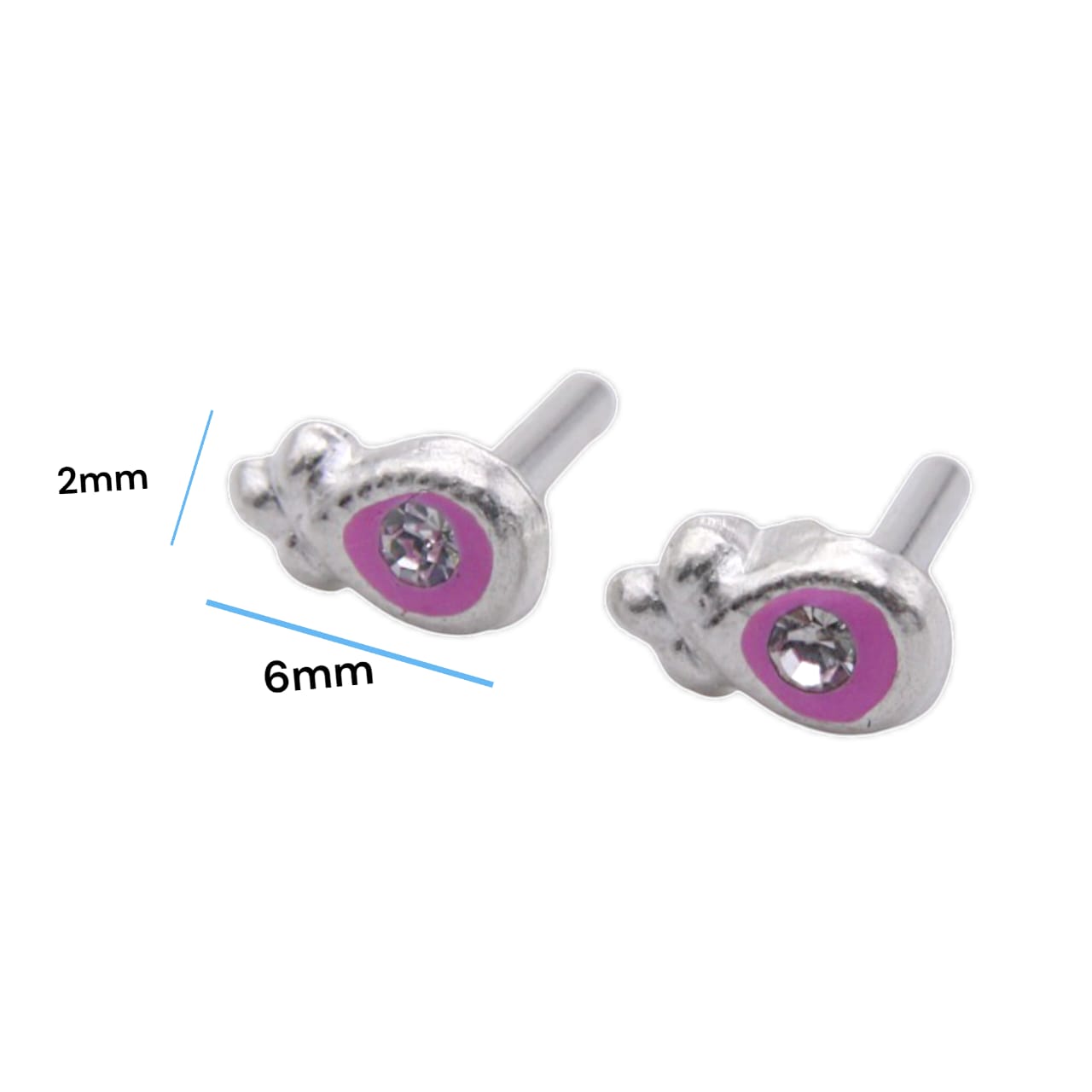 Pink Color Drop Shape Earring For Kids Girls