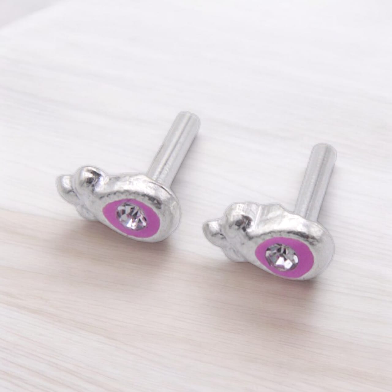 Pink Color Drop Shape Earring For Kids Girls