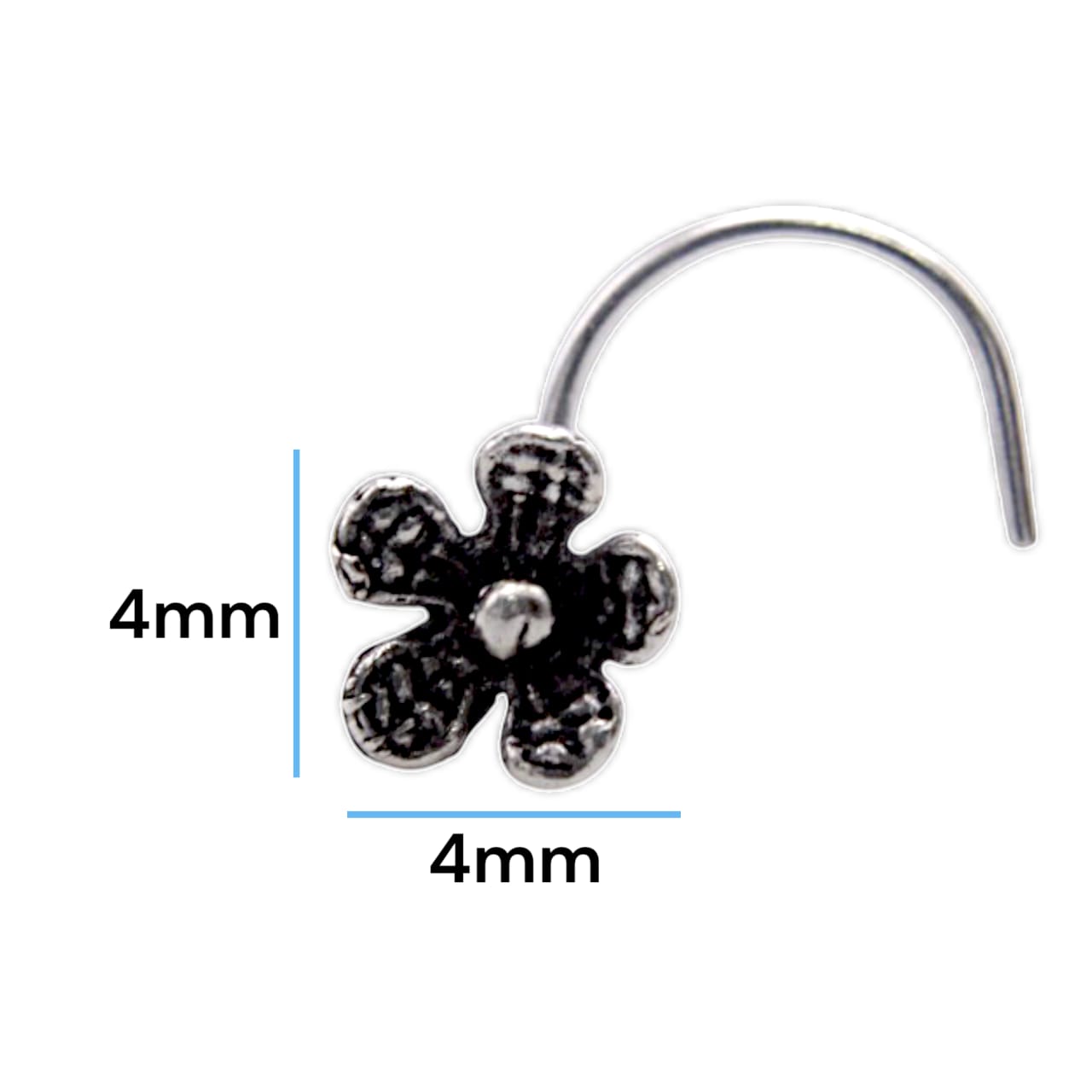 Leaf Flower Nose Pin