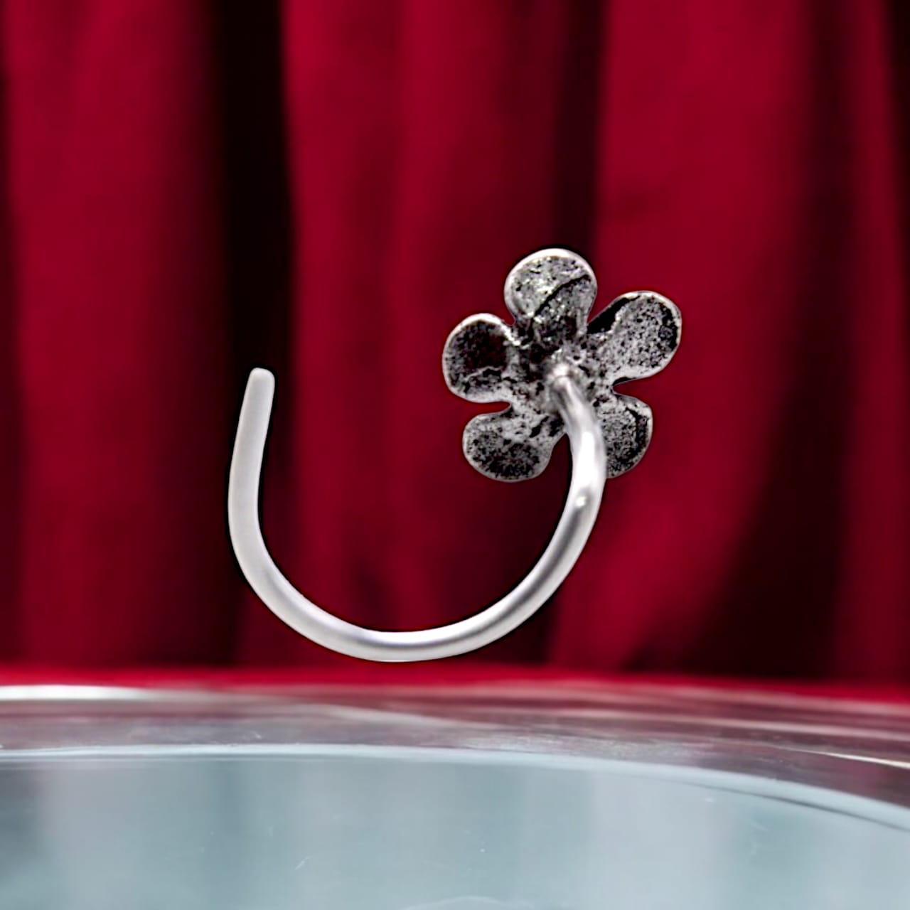 Leaf Flower Nose Pin