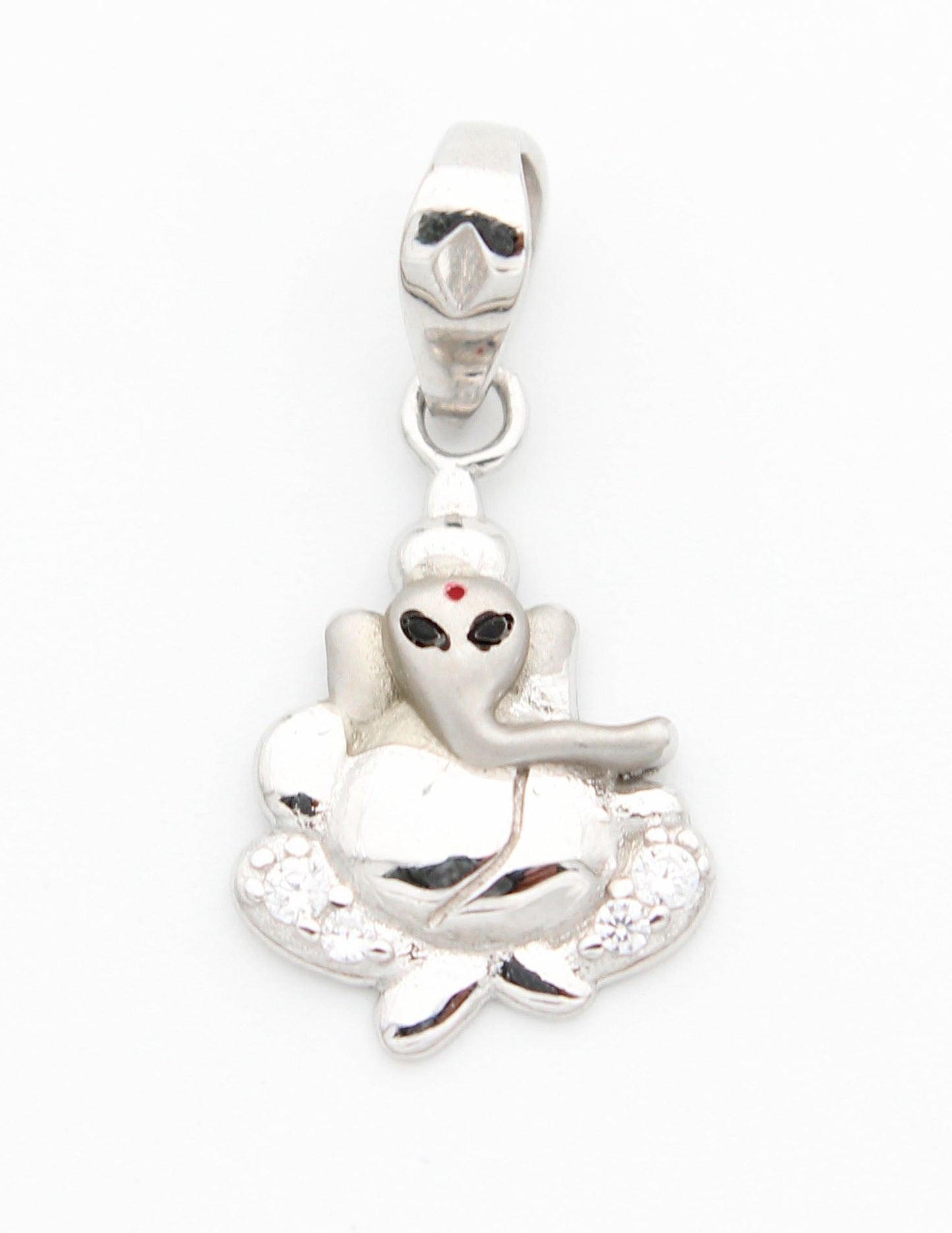 925 Sterling Silver Ganesha Baby Pendant For Kids