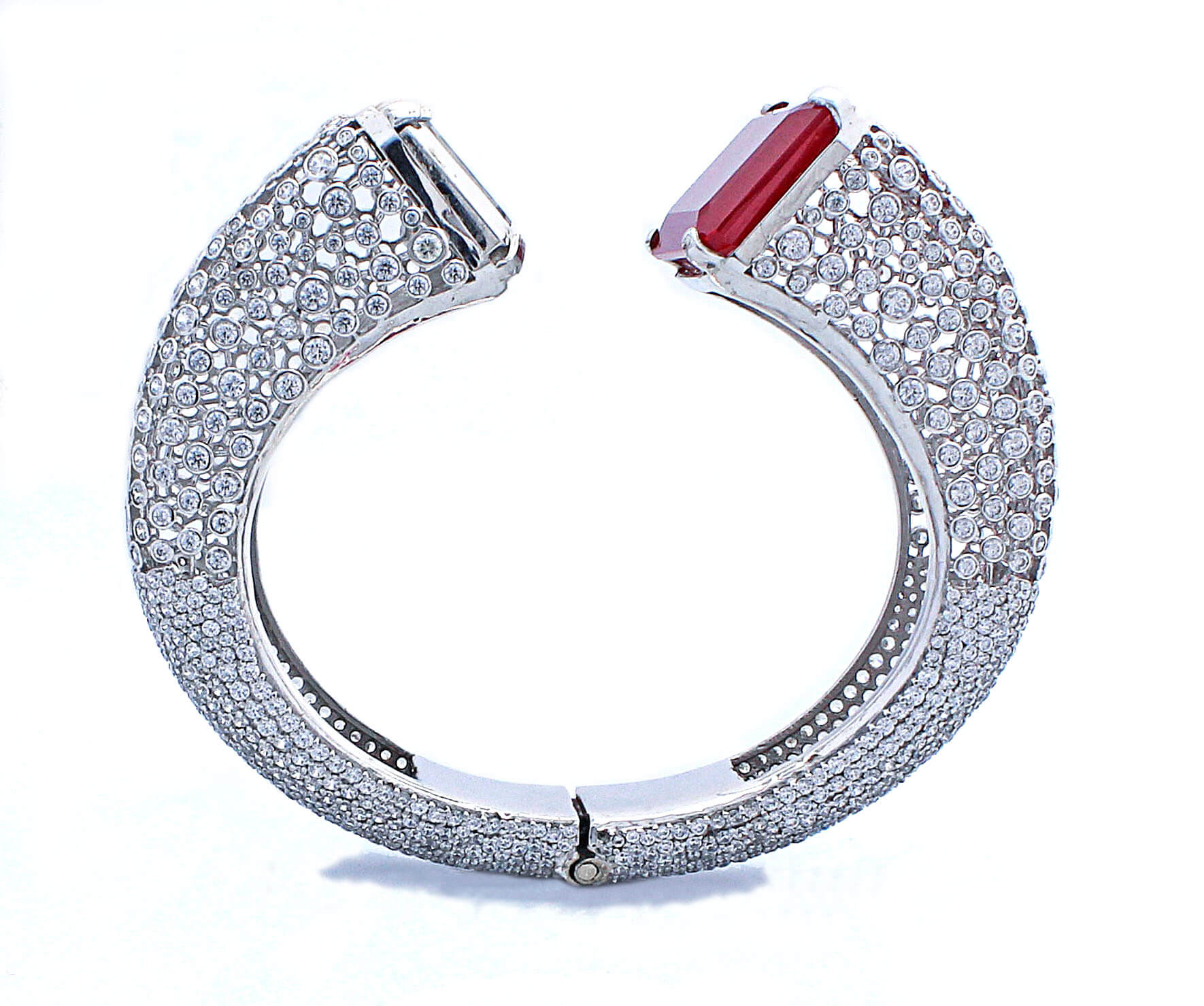 925 Sterling Silver Bangle Watch For Women