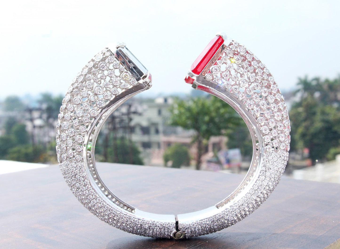 925 Sterling Silver Bangle Watch For Women