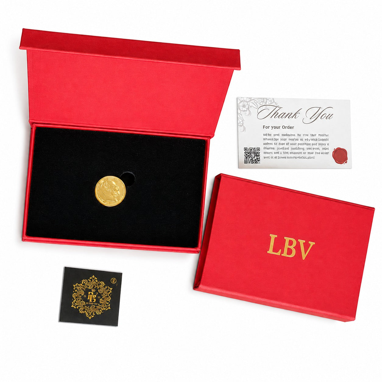 24k Gold-plated Edward VII Emperor Coin
