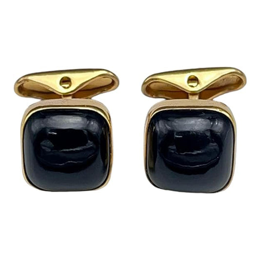 Black Stone Cufflinks