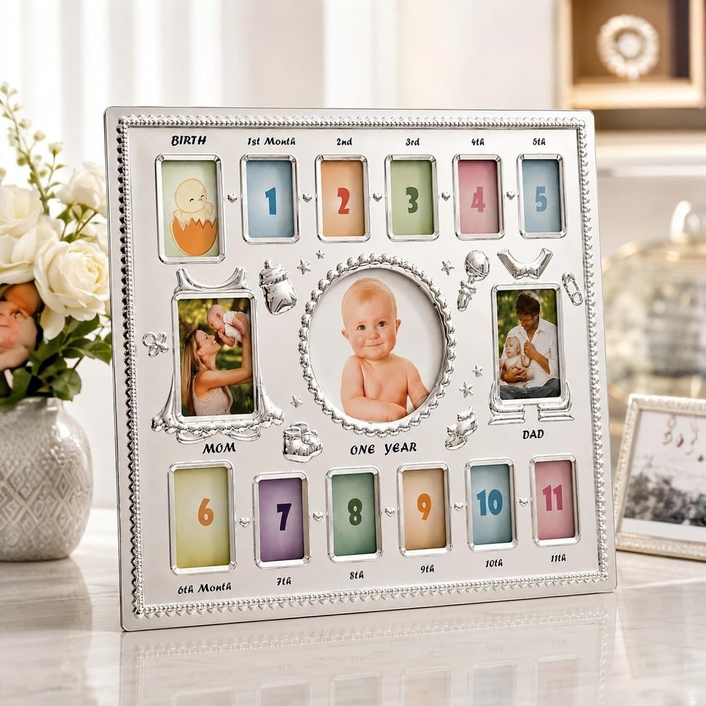 LBV Baby's First Year Photo Frame