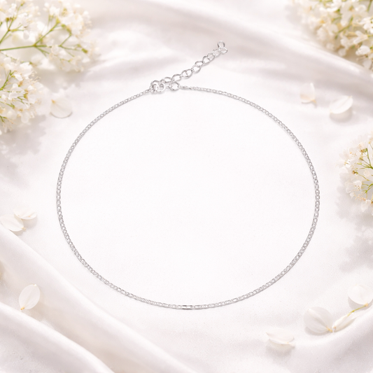 LBV 925 Sterling Silver Thin Chain