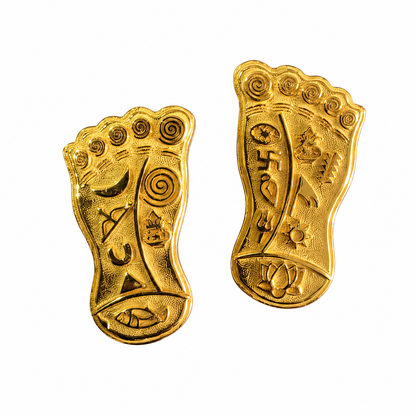 Gold Plated Lakshmi Charan