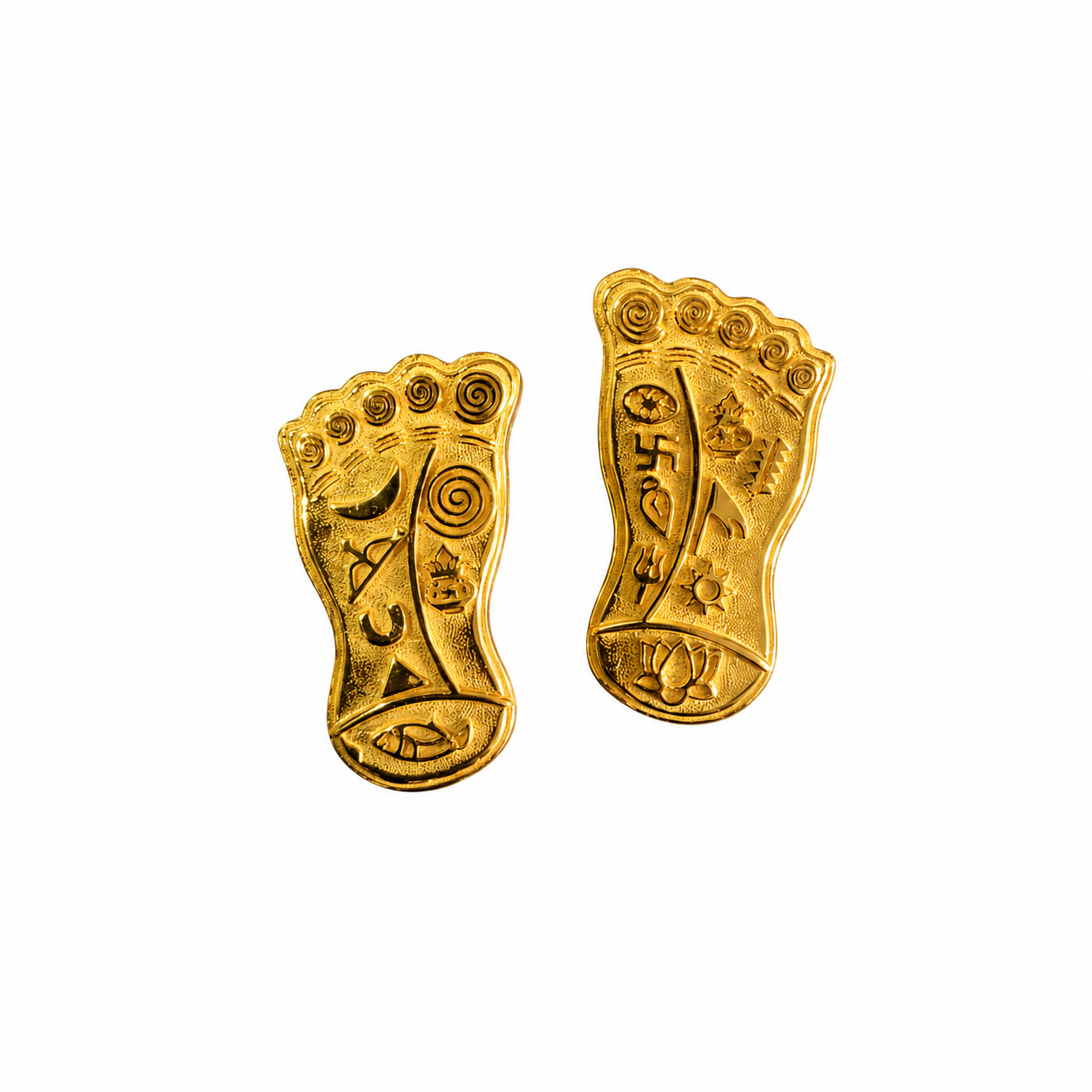 Gold Plated Lakshmi Charan