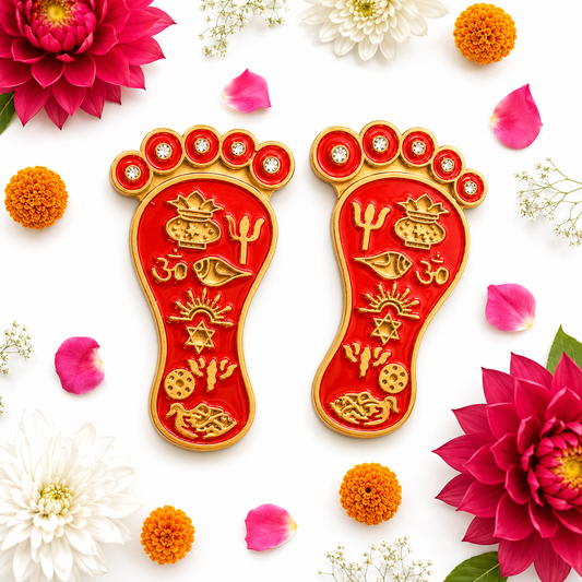 Enameled Laxmi Charan