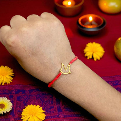 Silver Horse Rakhi For Brother