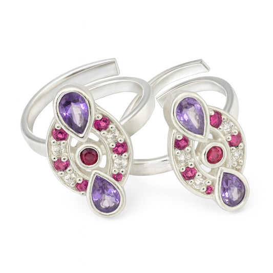 Paisley Design Toe Ring