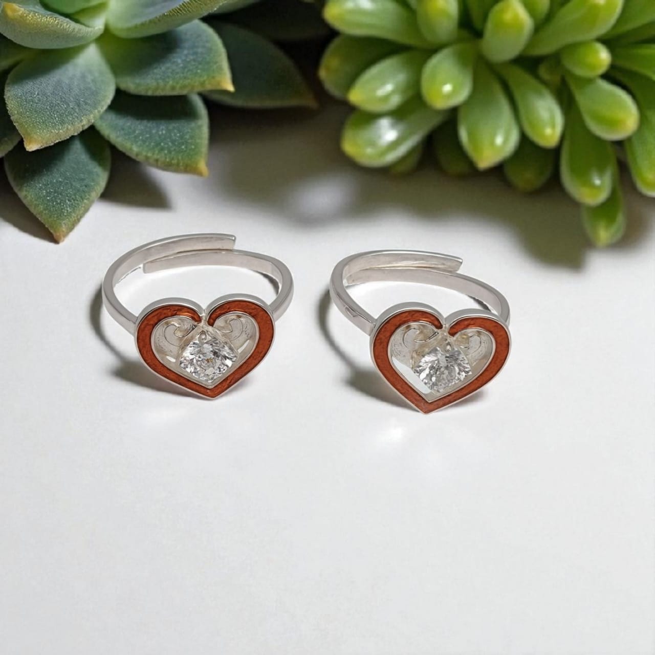 Heart Shape Toe Ring