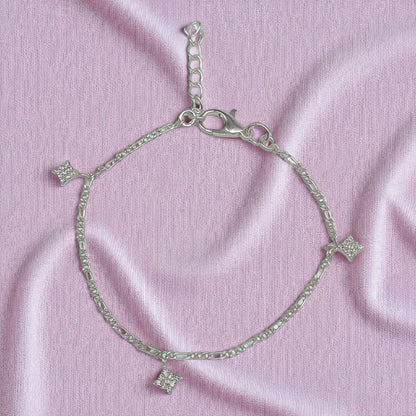 Silver Bracelet with Star Charm