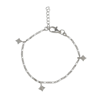 Silver Bracelet with Star Charm