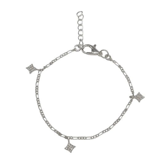 Silver Bracelet with Star Charm