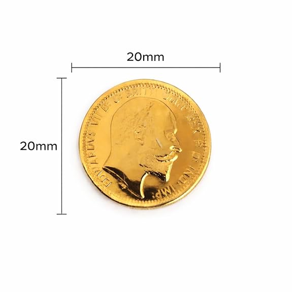 24k Gold-plated Edward VII Emperor Coin