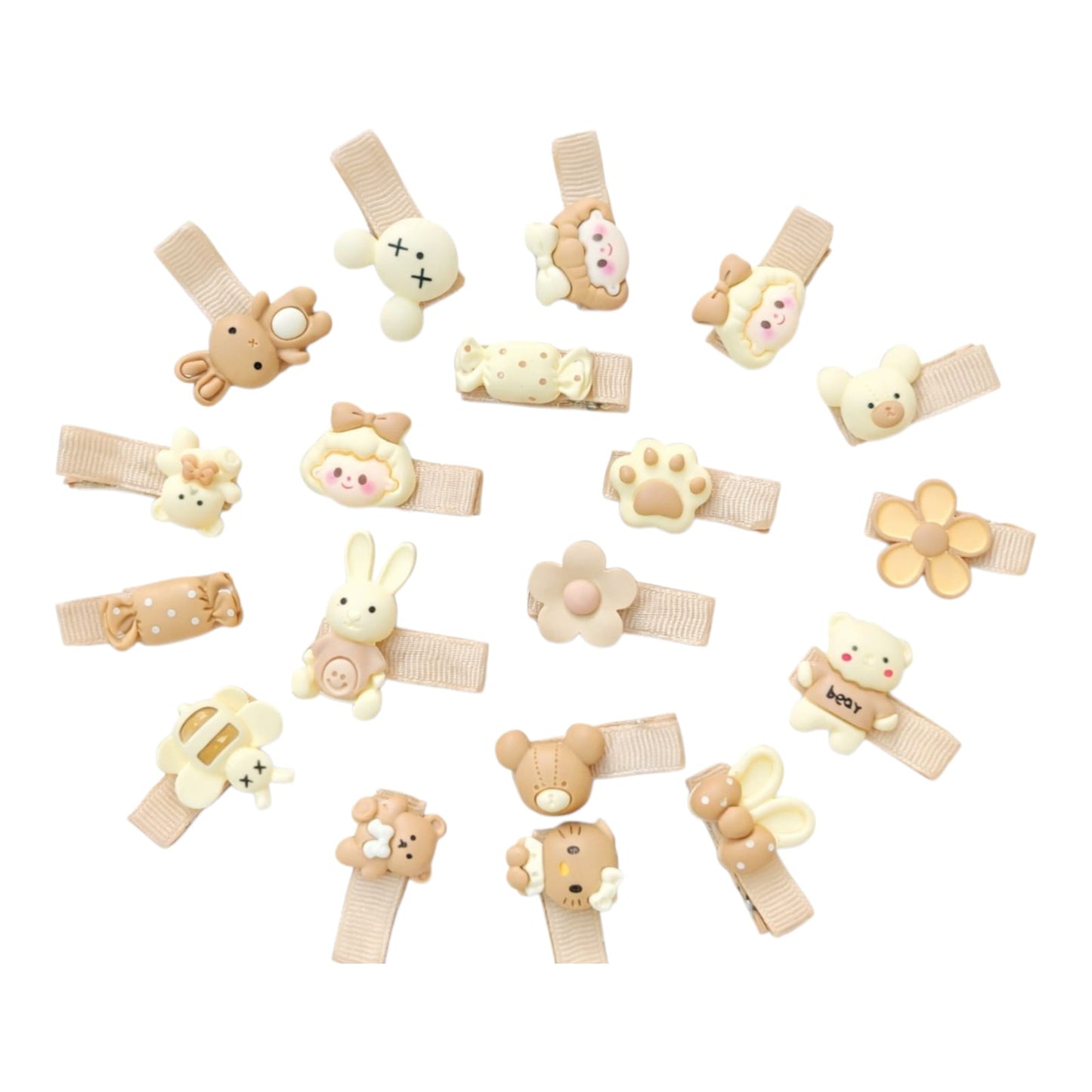 Cute Baby Hair Clips 5 Pc Set for Girls
