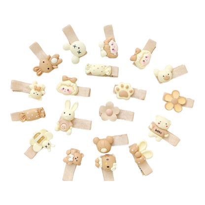 Cute Baby Hair Clips 5 Pc Set for Girls