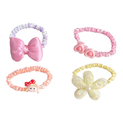 Kids Girls Hair Bands 4 Pc Set