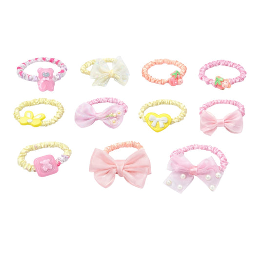 Kids Girls Hair Bands 4 Pc Set