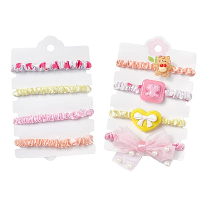 Kids Girls Hair Bands 4 Pc Set