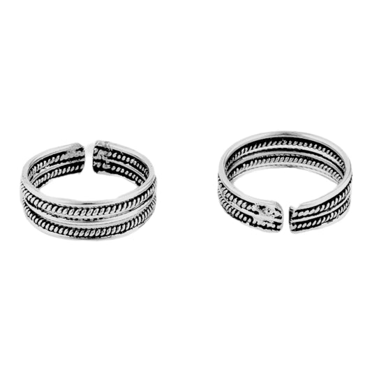 Five Wire Band Design Toe Ring