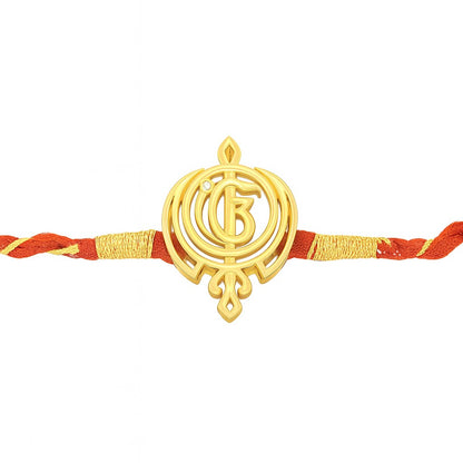 Khanda Silver Rakhi for Brother Convertible Pendant
