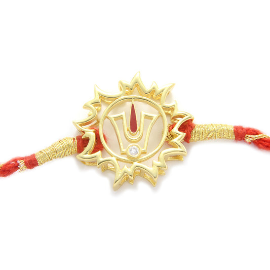 Tirupati Sudarshan Chakra Rakhi cum Pendant