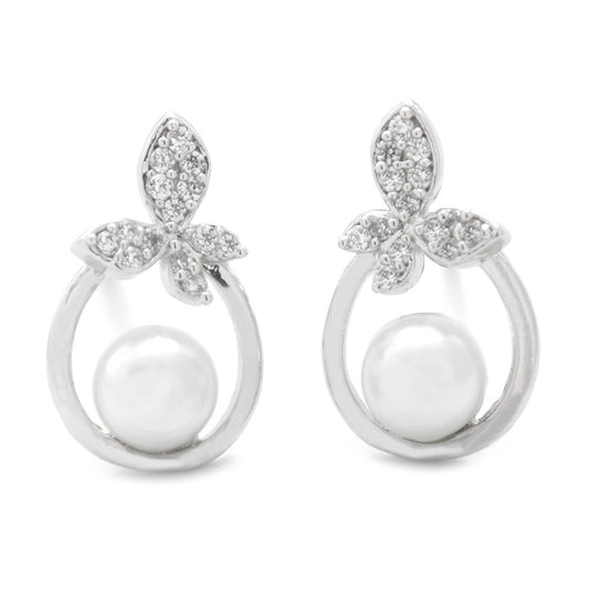 Fruit shape pearl earring